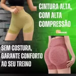 Short Feminino Empina Bumbum Verde Água - Tamanho único - Imagem 7