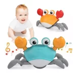 Brinquedo Caranguejo Fujão Música Luz Sensor - Imagem 2