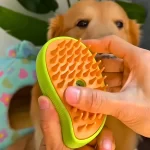 Escova Autolimpante 3 Em 1 Para Pets A Vapor com Spray - Imagem 6