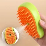 Escova Autolimpante 3 Em 1 Para Pets A Vapor com Spray - Imagem 7