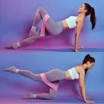 Kit 3 Faixas Elásticas De Exercício Hip Resistance Bands - Imagem 5