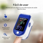 Oxímetro Digital de Dedo Medidor De Saturação De Oxigênio - Imagem 3