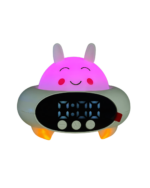 Despertador Infantil Coelho com Luz Noturna e Bluetooth - Imagem 2