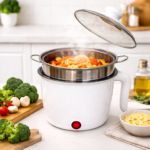 Mini Panela de Arroz Elétrica Branco 110v - Imagem 4