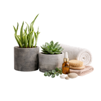 Produtos de beleza e bem-estar como cuidados pessoais, relaxamento e autocuidado