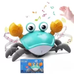 Brinquedo Caranguejo Fujão Música Luz Sensor - Imagem 5