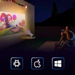 Projetor Ultra HD Tela 4k Smart Portátil - Imagem 6