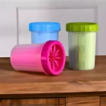Limpador de Pata de Cachorros Portátil Verde - Imagem 5