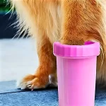 Limpador de Pata de Cachorros Portátil Rosa - Imagem 3