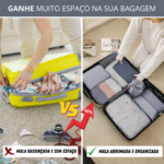 Kit 6 Organizadores de Mala para Viagem Sortido - Imagem 4