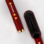 Escova Pente Alisadora Profissional Vermelho - Imagem 3